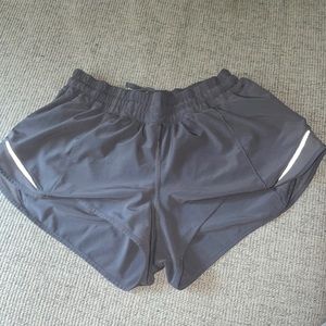 gray lululemon hotty hot shorts